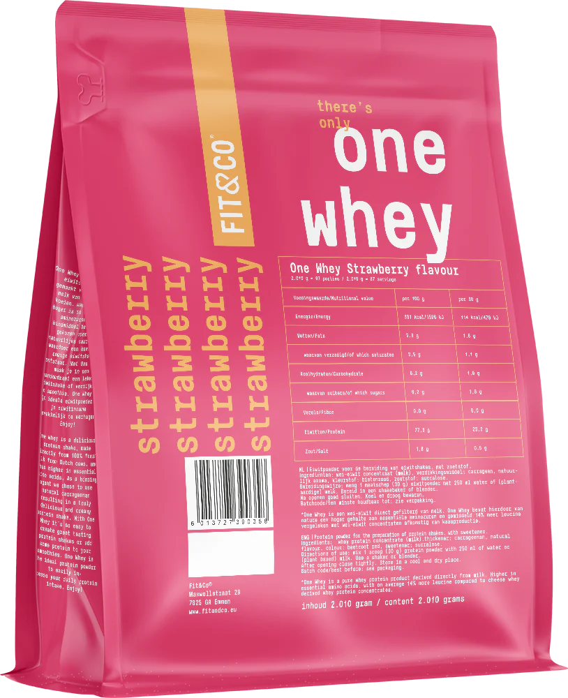 Fit & Co One Whey Fraise (2010 g) - Image 2