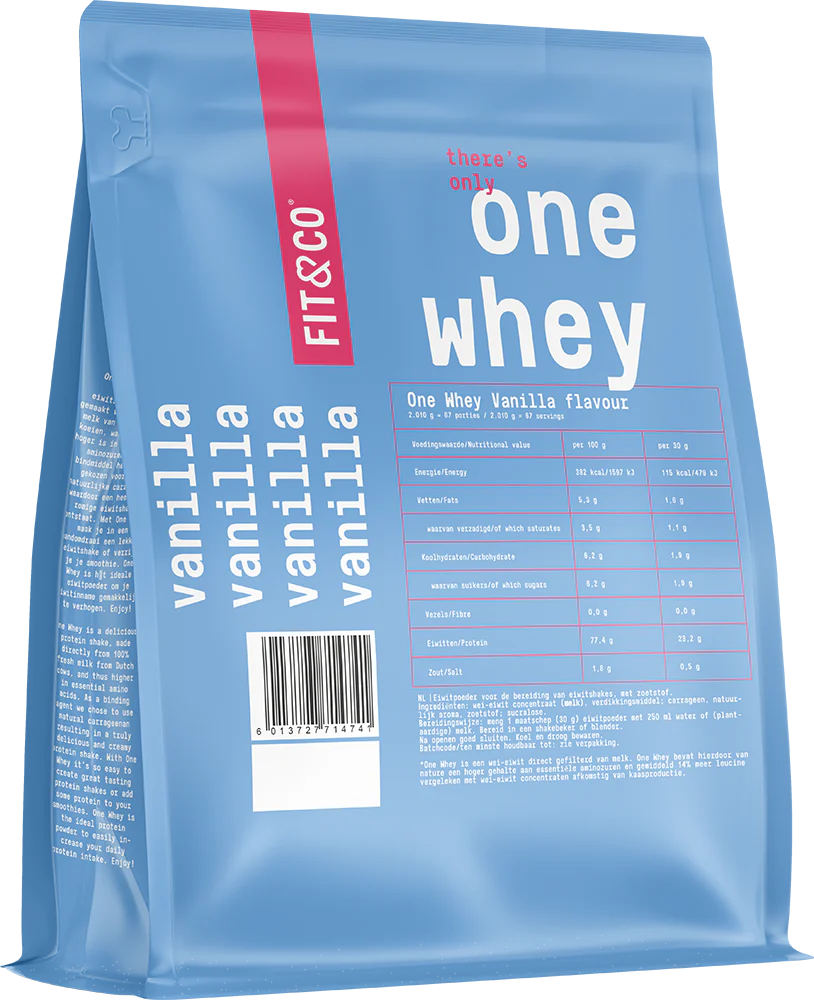 Fit & Co One Whey Vanille (2010 g) - Image 2