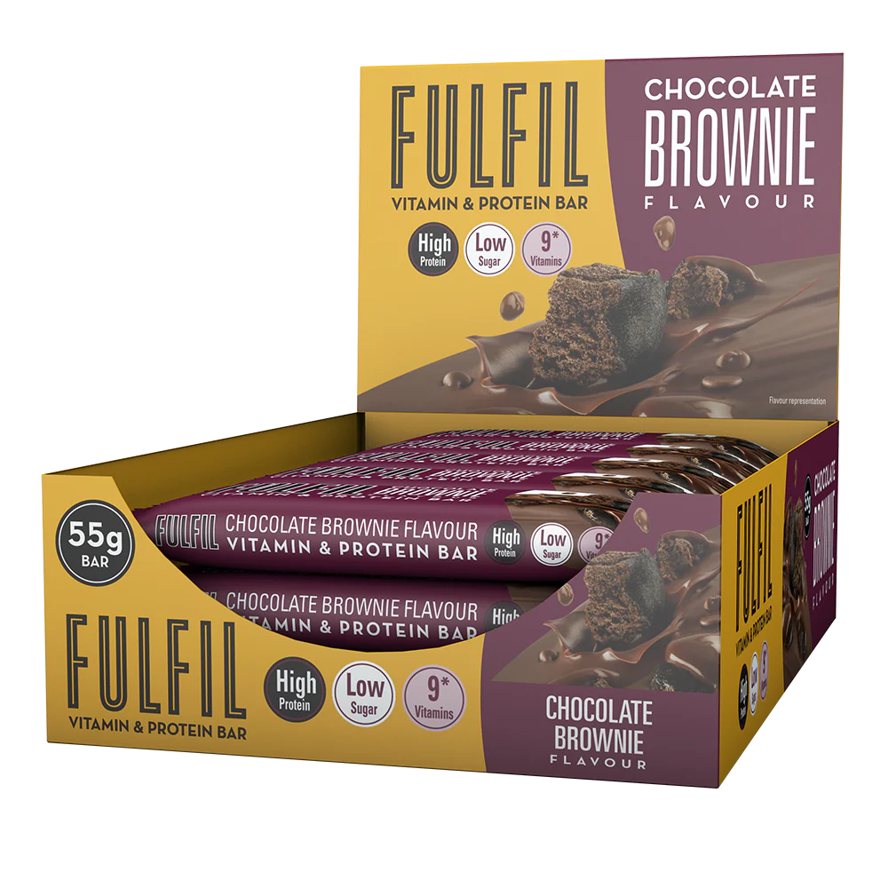 Fulfil Vitamin & Protein Bar Brownie au chocolat (15 x 55 g)