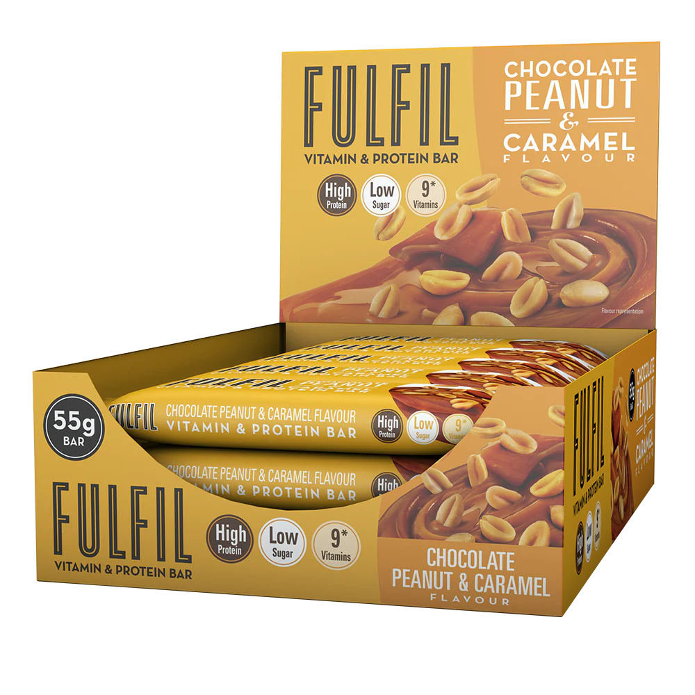 Fulfil Vitamin & Protein Bar Chocolat Cacahuète & Caramel (15 x 55 g)