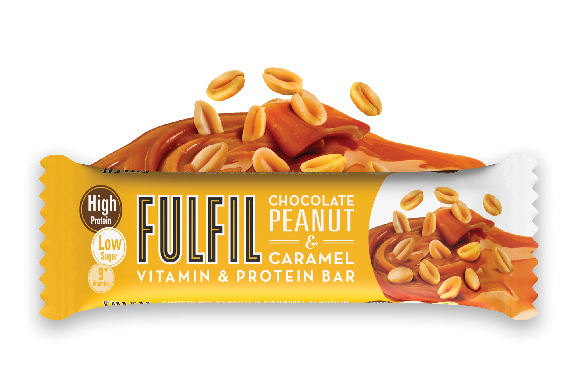 Fulfil Vitamin & Protein Bar Chocolat Cacahuète & Caramel (15 x 55 g) - Image 2
