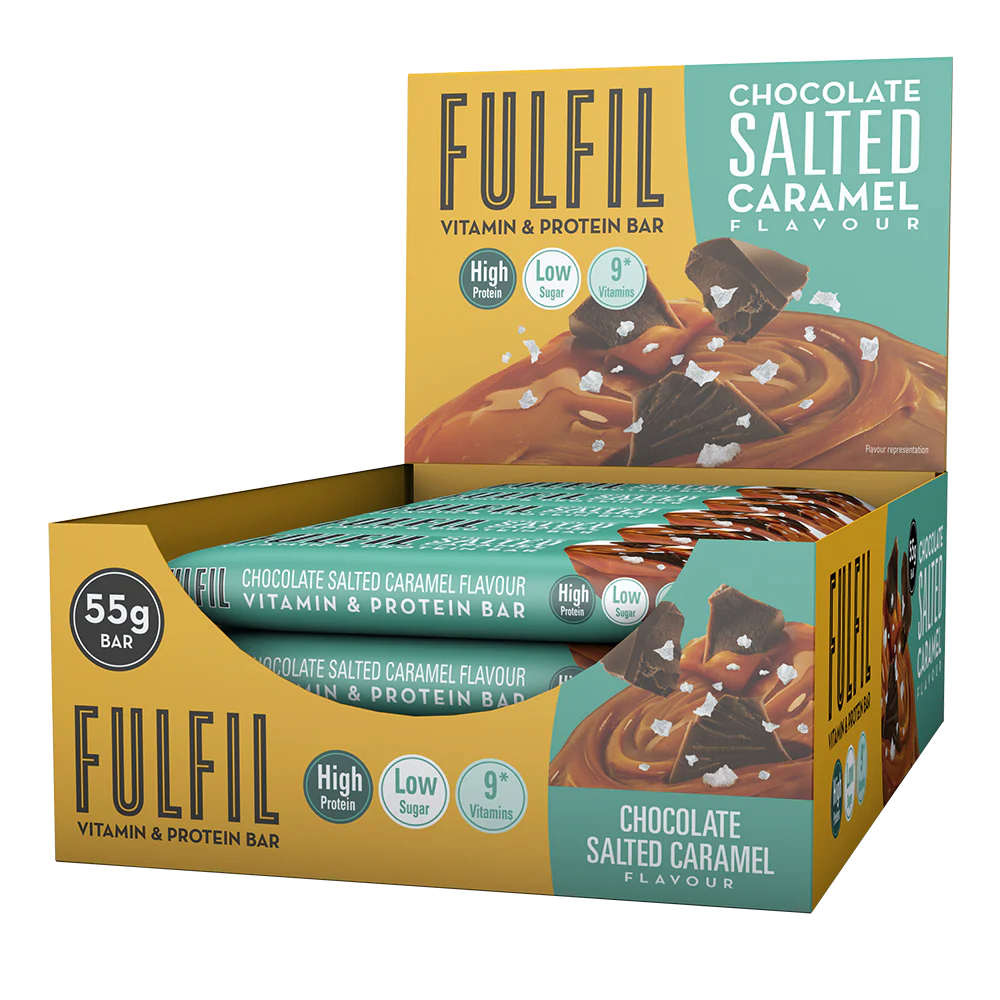 Fulfil Vitamin & Protein Bar Chocolat Caramel salé (15 x 55 g)