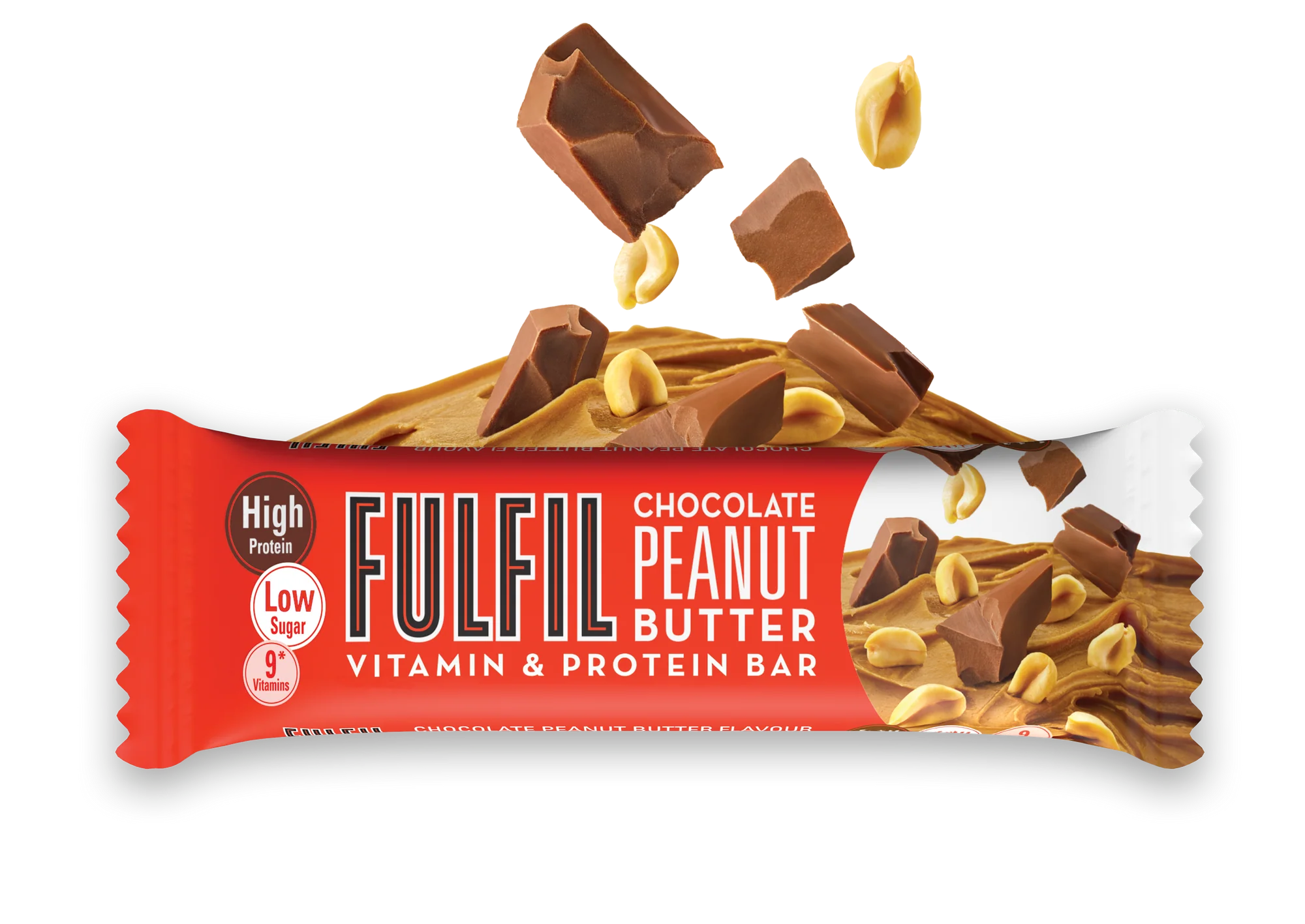 Fulfil Vitamin & Protein Bar Chocolat Beurre de cacahuètes (15 x 55 g) - Image 2
