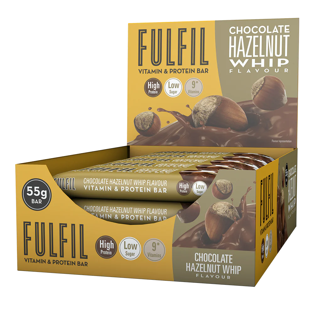 Fulfil Vitamin & Protein Bar Chocolate Hazelnut Whip (15 x 55 g)