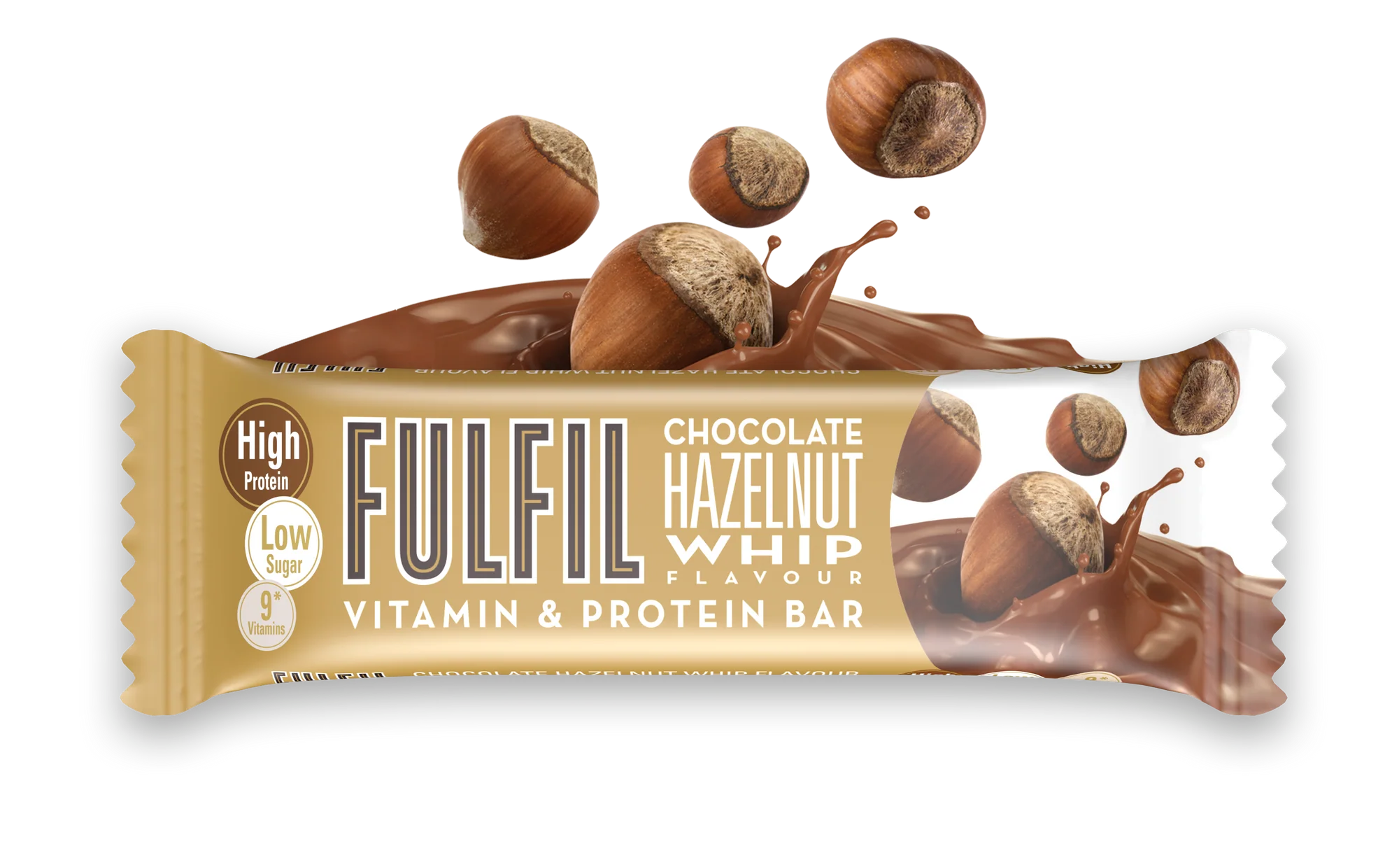 Fulfil Vitamin & Protein Bar Chocolate Hazelnut Whip (15 x 55 g) - Image 2