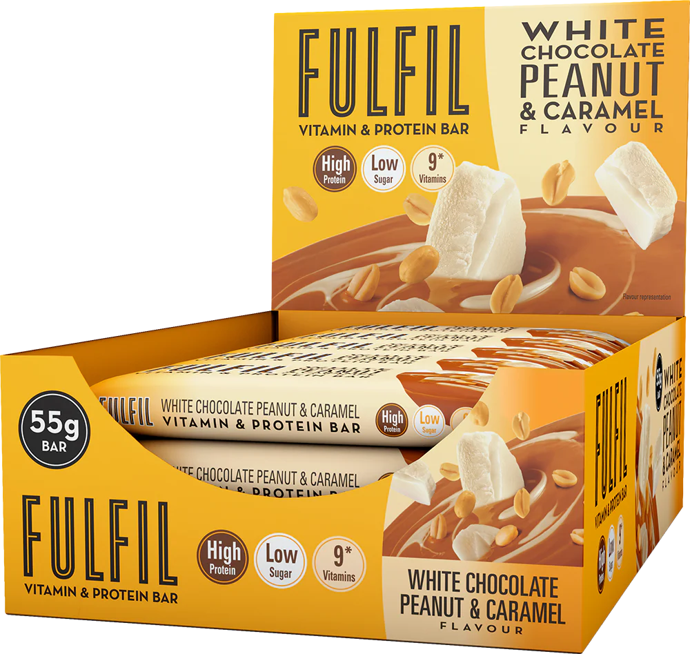 Fulfil Vitamin & Protein Bar White Peanut & Caramel (15 x 55 g)