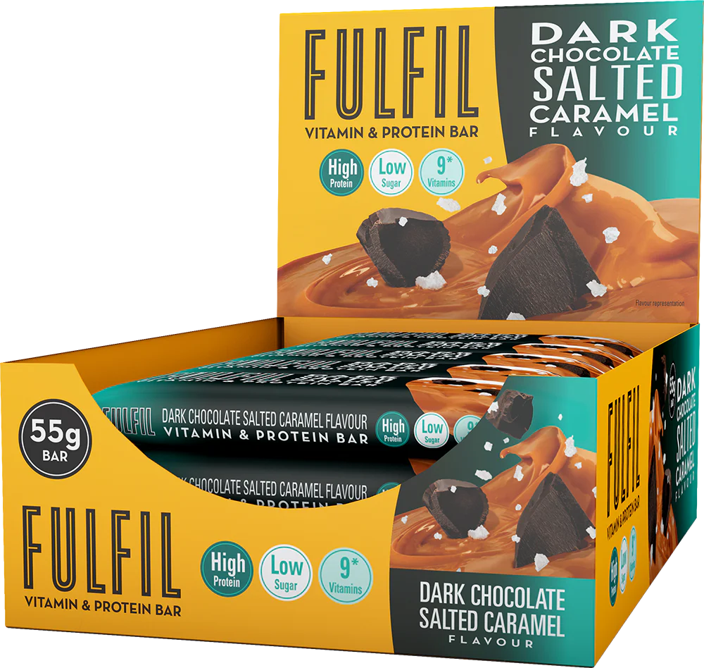 Fulfil Vitamin & Protein Bar Dark Salted Caramel (15 x 55 g)