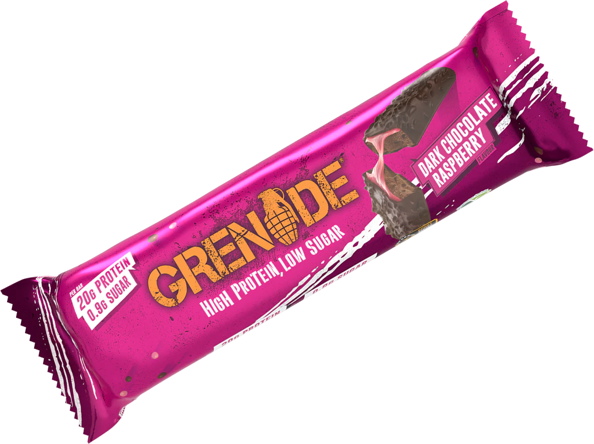 Grenade Protein Bar Chocolat noir Framboise (12 x 60 g) - Image 2