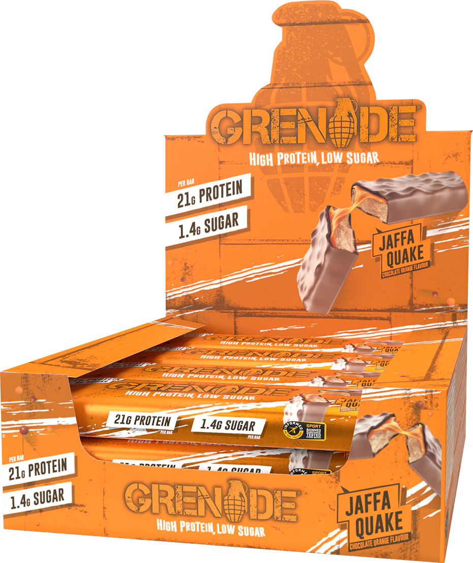 Grenade Protein Bar Jaffa Quake (12 x 60 g)