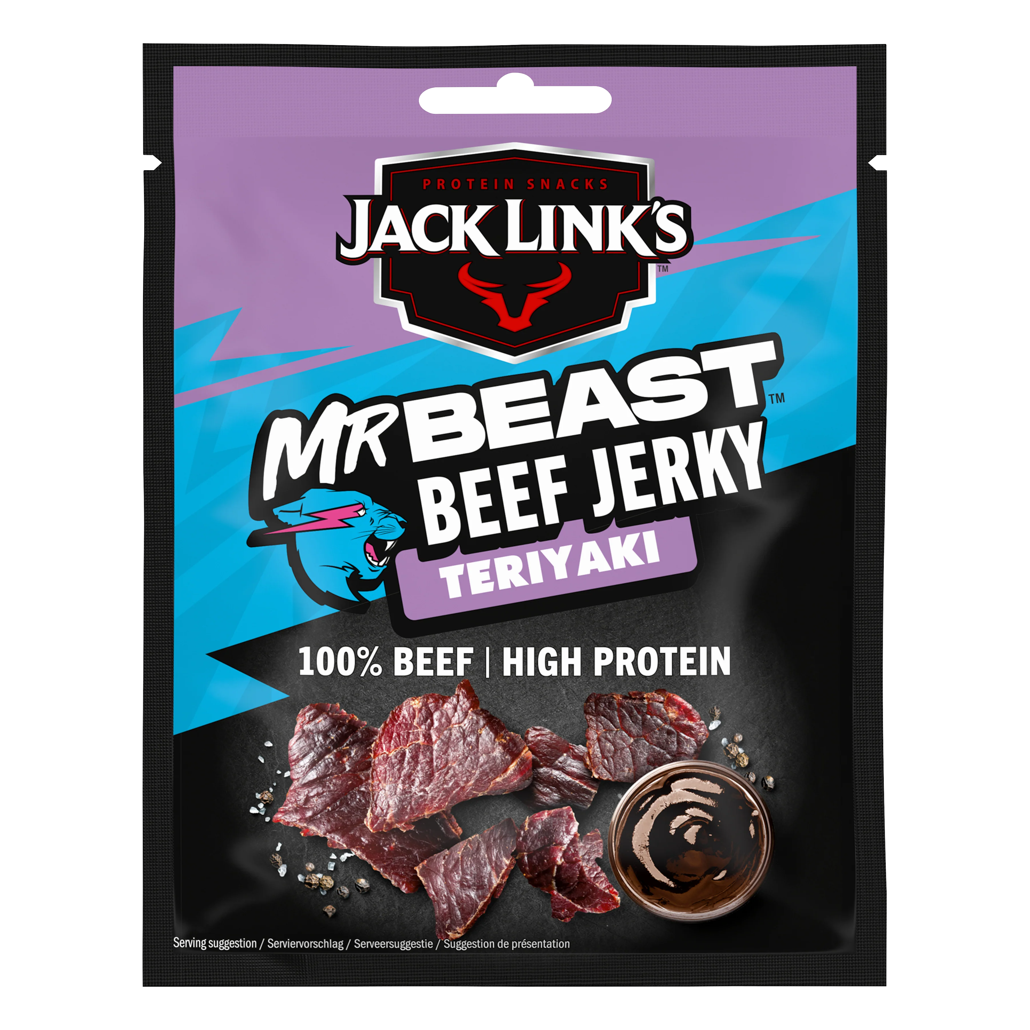 Jack Link's Beef Jerky Teriyaki (12 x 60 g) - Image 2
