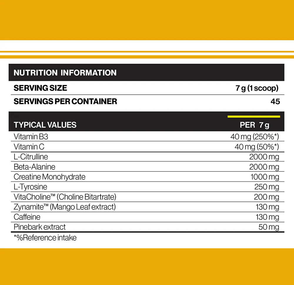 Jack3d Advanced Pre-workout Mangue Orange (315 g) - Image 3