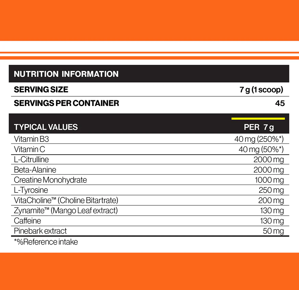 Jack3d Advanced Pre-workout Tropical (315 g) - Image 3