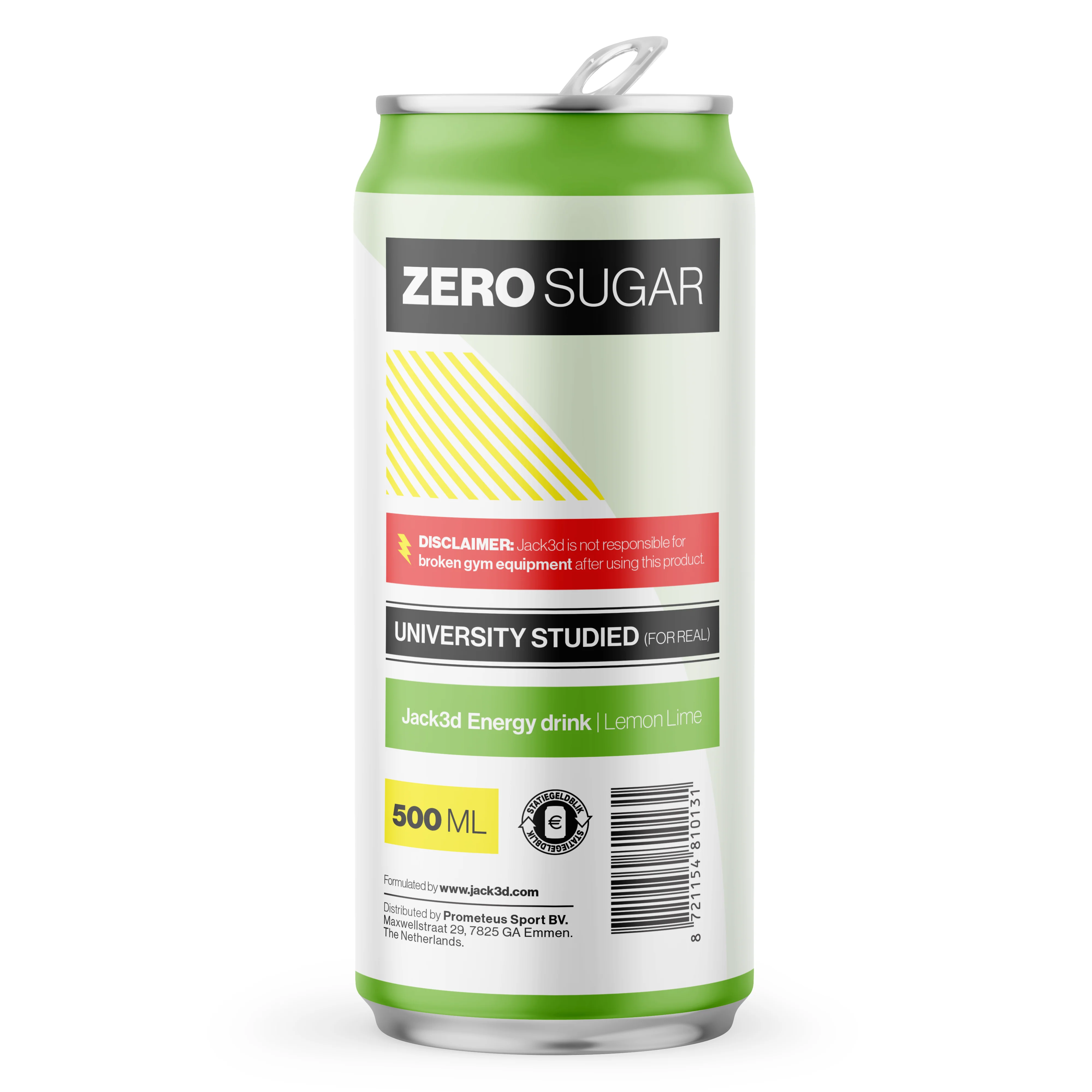 Jack3d Energy Citron Citron Vert (12 x 500 ml) - Image 2