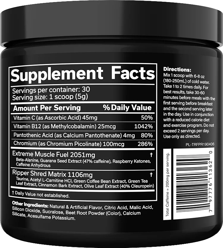 JNX Sports The Ripper Fruit Punch (150 g) - Image 2