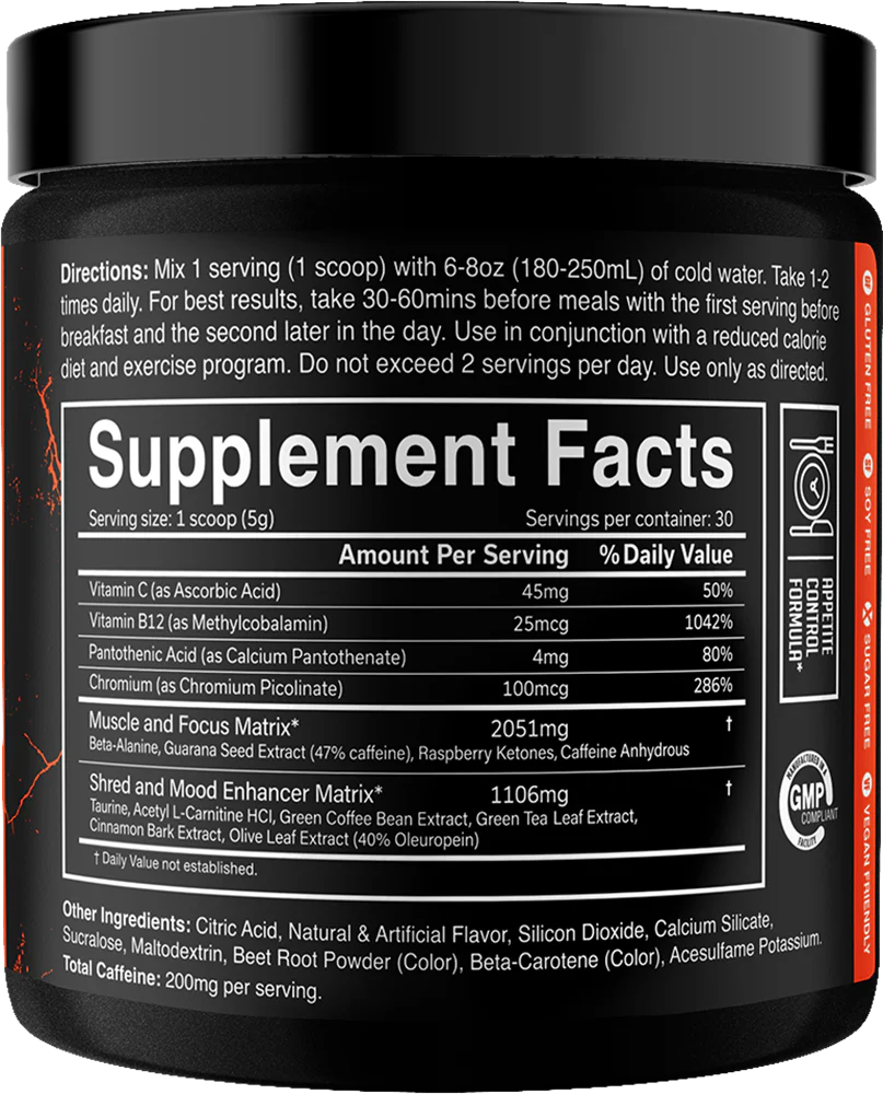 JNX Sports The Ripper Orange sanguine (150 g) - Image 2