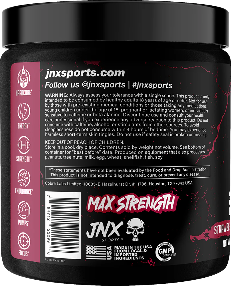 JNX Sports The Shadow Fraise Ananas (270 g) - Image 3