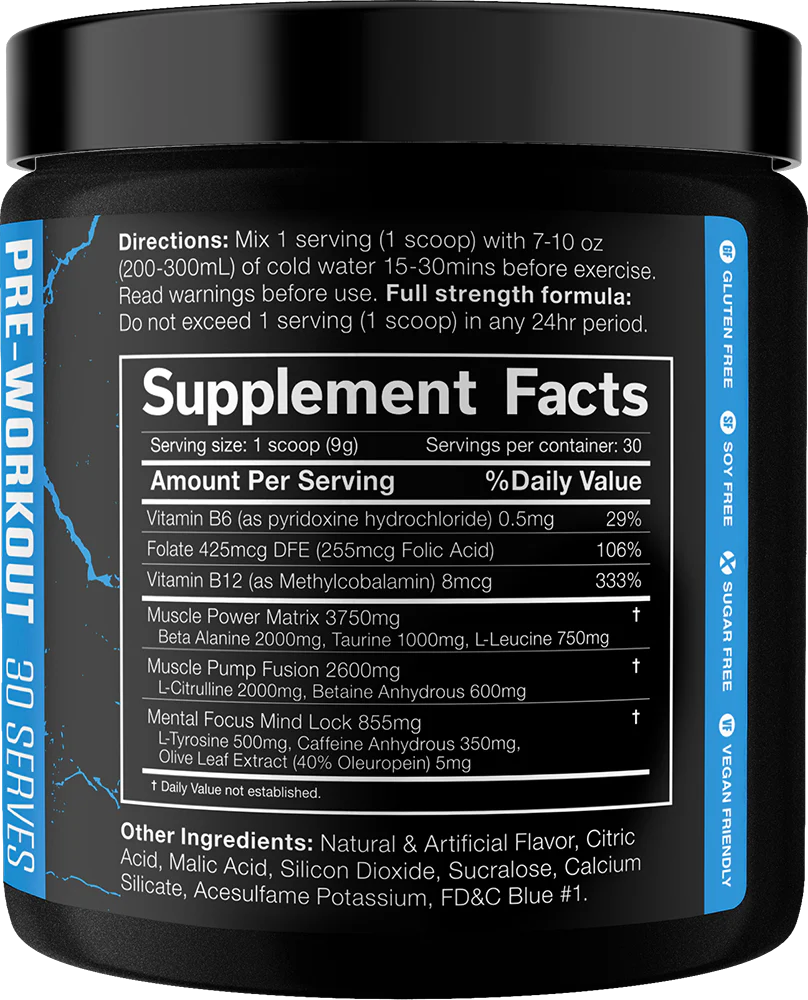JNX Sports The Shadow Framboise bleue (270 g) - Image 2