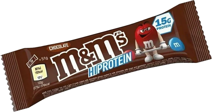 M&M's HiProtein Chocolate Bar (12 x 51 g) - Image 2