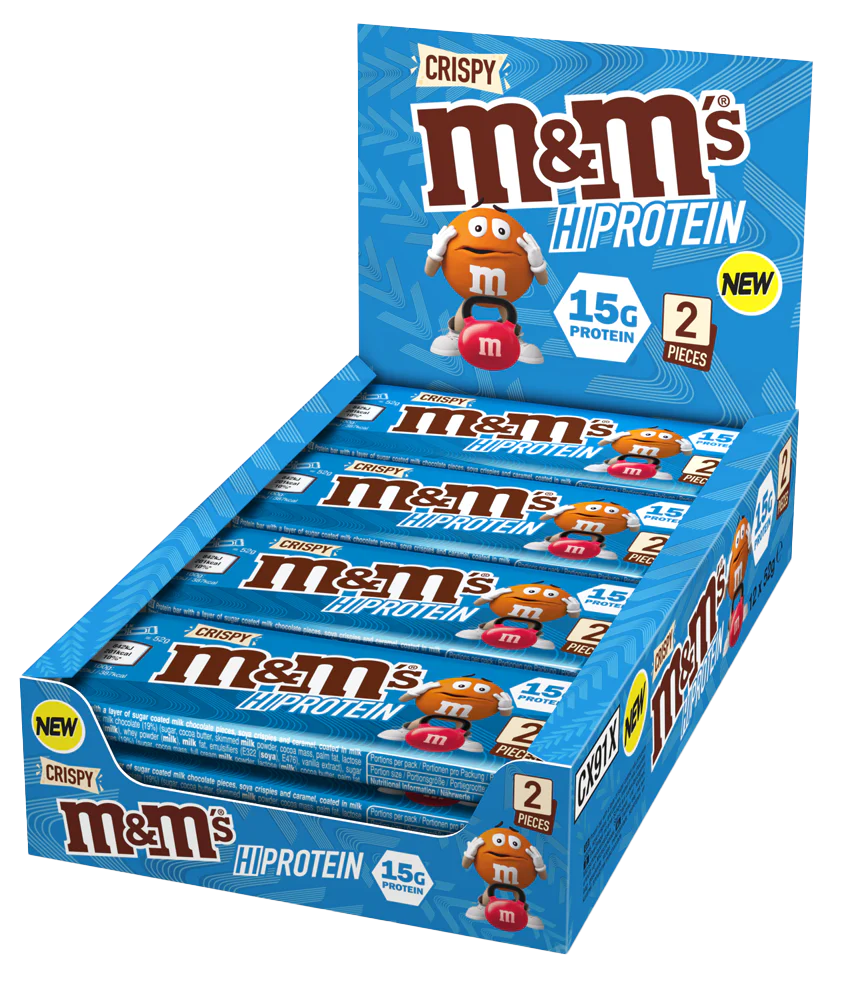 M&M's HiProtein Crispy Bar (12 x 52 g)