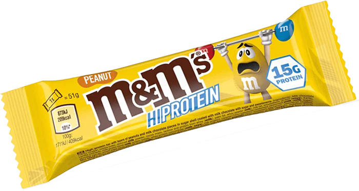M&M's HiProtein Peanut Bar (1 x 51 g)