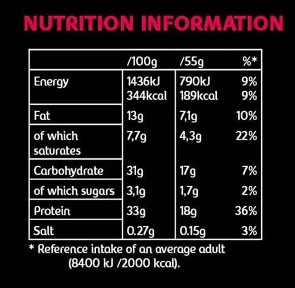 Mars HiProtein Low Sugar Raspberry Smash (12 x 55 g) - Image 3