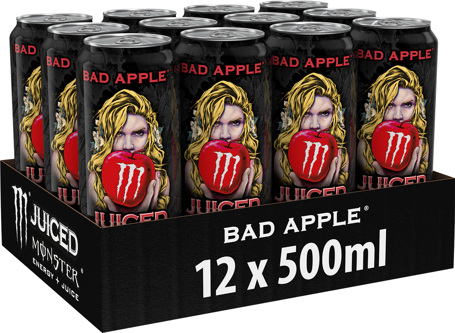 Monster Energy Juiced Bad Apple (12 x 500 ml) - Image 3