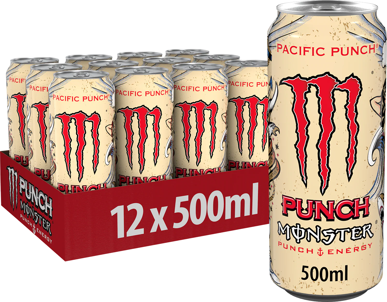 Monster Energy Punch Pacific Punch (12 x 500 ml)