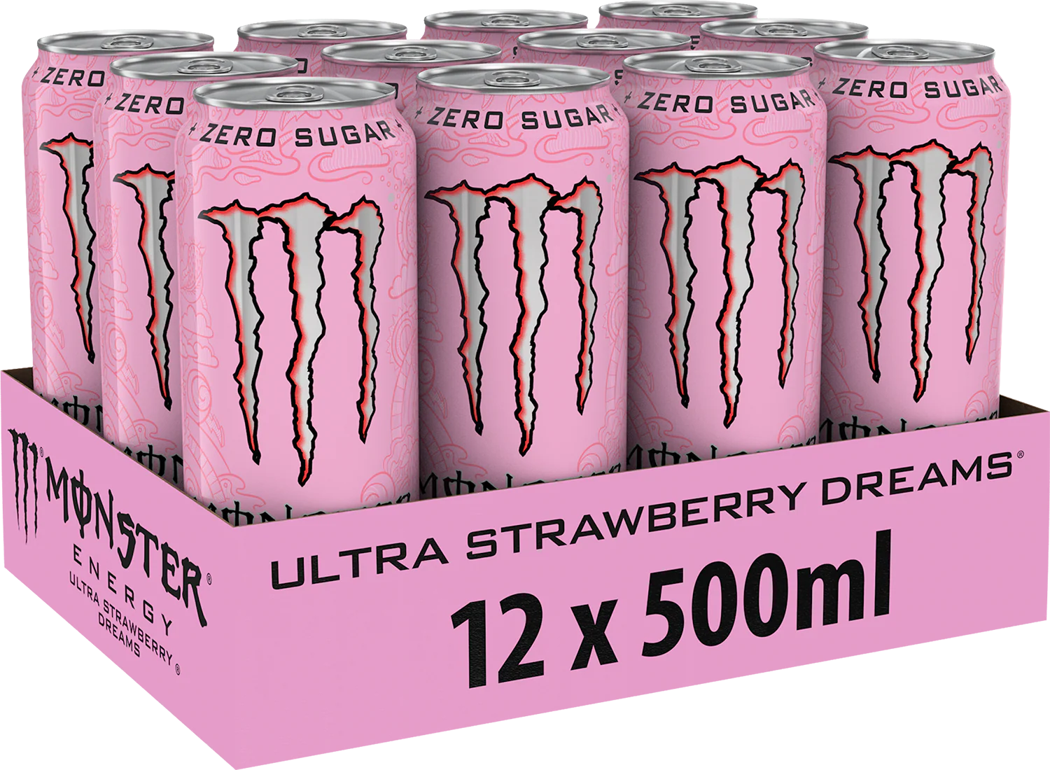 Monster Energy Ultra Strawberry Dreams (12 x 500 ml) - Image 3