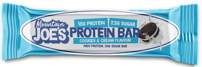 Mountain Joe's Protein Bar Chocolate Cookie Cream (12 x 55 g) - Image 2