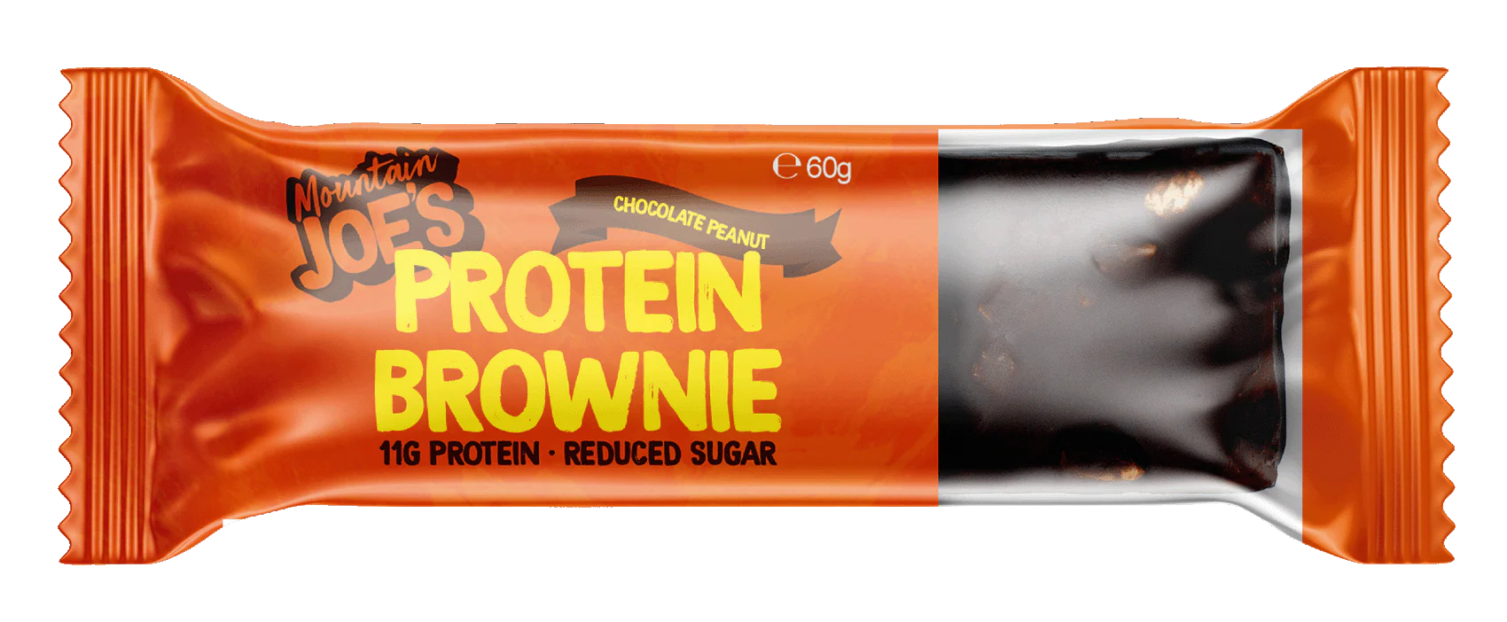 Mountain Joe's Protein Brownie - Chocolat Cacahuète - (10 x 60 g) - Image 2
