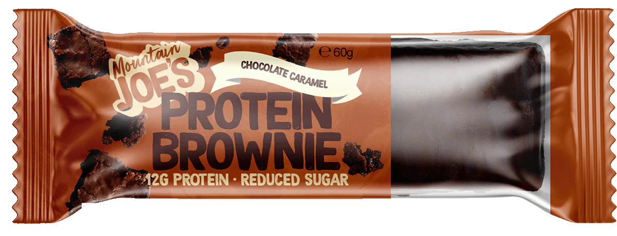 Mountain Joe's Protein Brownie Chocolat Caramel (10 x 60 g) - Image 2