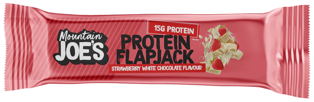 Mountain Joe's Protein Flapjacks Fraise & Chocolat blanc (16 x 60 g) - Image 2