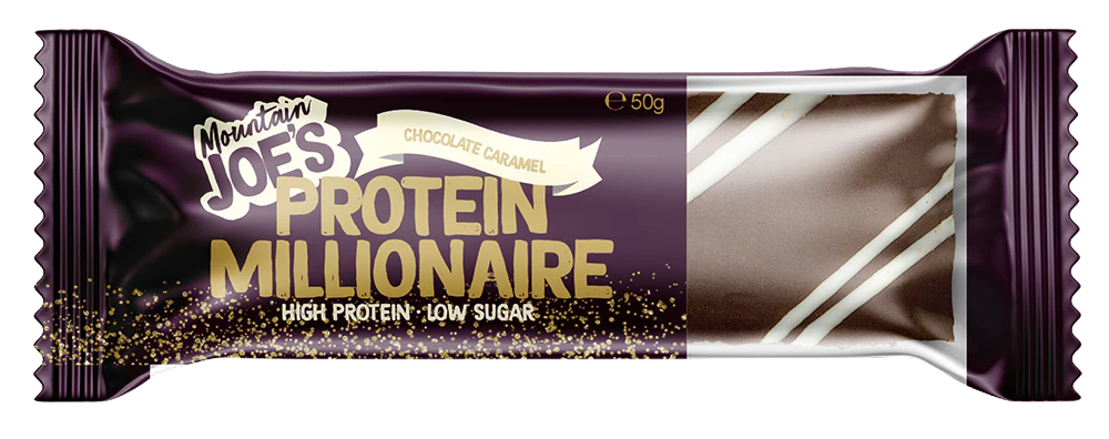 Mountain Joe's Protein Millionaire Chocolat Caramel (10 x 50 g) - Image 2