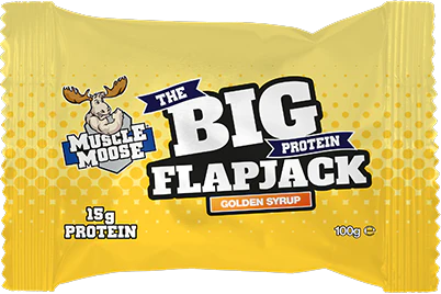 Muscle Moose Big Protein Flapjack Golden Syrup (12 x 100 g) - Image 2
