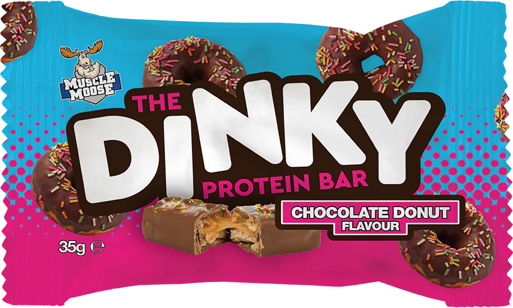 Muscle Moose The Dinky Protein Bar Donut au Chocolat (12 x 35 g) - Image 2