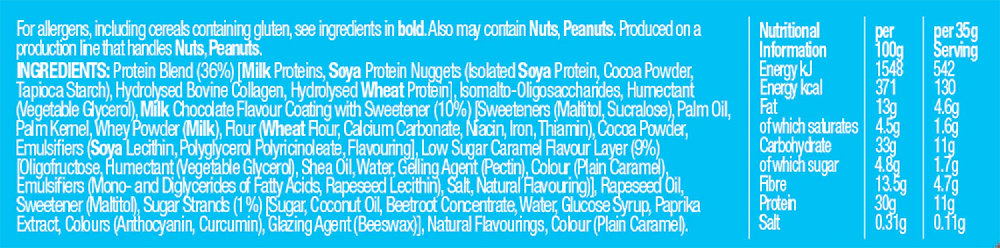 Muscle Moose The Dinky Protein Bar Donut au Chocolat (12 x 35 g) - Image 3