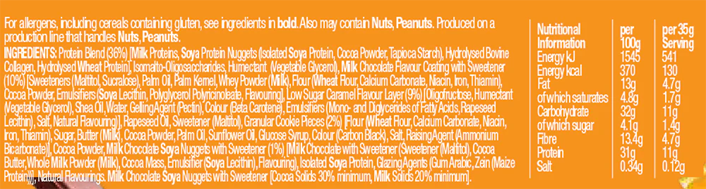 Muscle Moose The Dinky Protein Bar Chocolat Orange (12 x 35 g) - Image 3