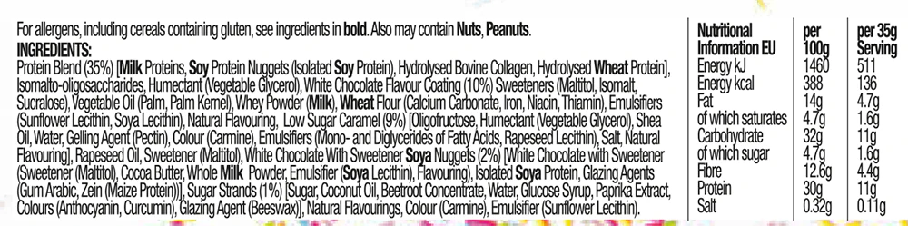 Muscle Moose The Dinky Protein Bar Birthday Cake (12 x 35 g) - Image 3
