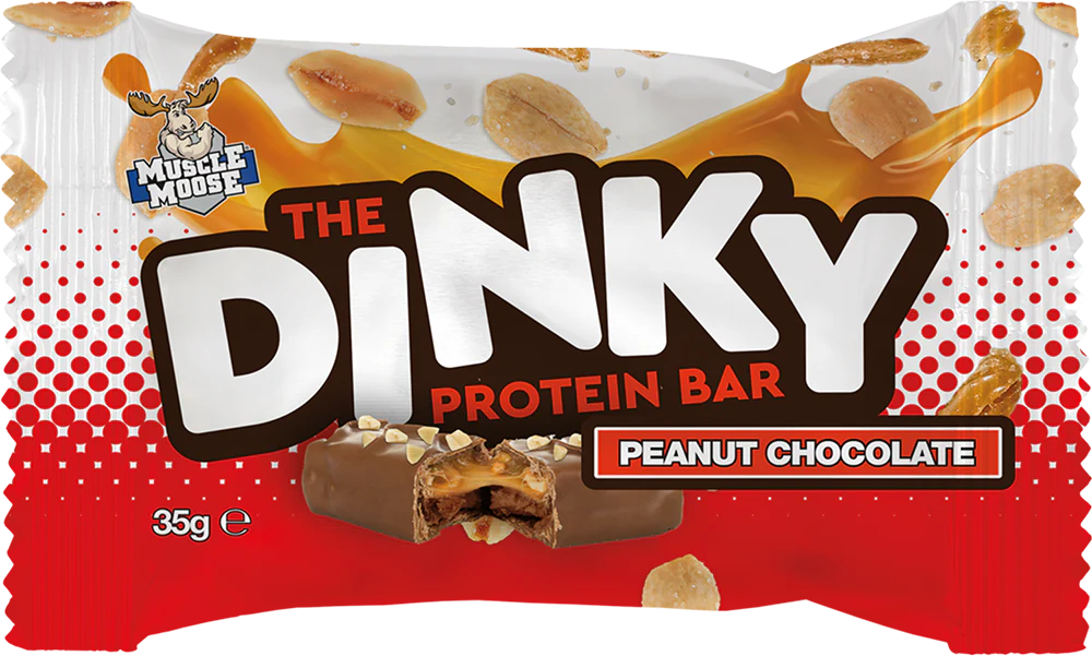 Muscle Moose The Dinky Protein Bar Cacahuètes Chocolat (12 x 35 g) - Image 2