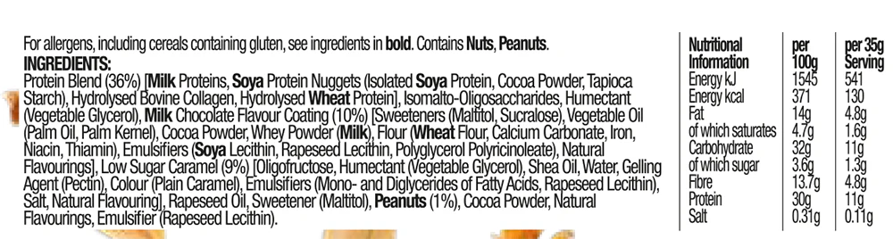 Muscle Moose The Dinky Protein Bar Cacahuètes Chocolat (12 x 35 g) - Image 3