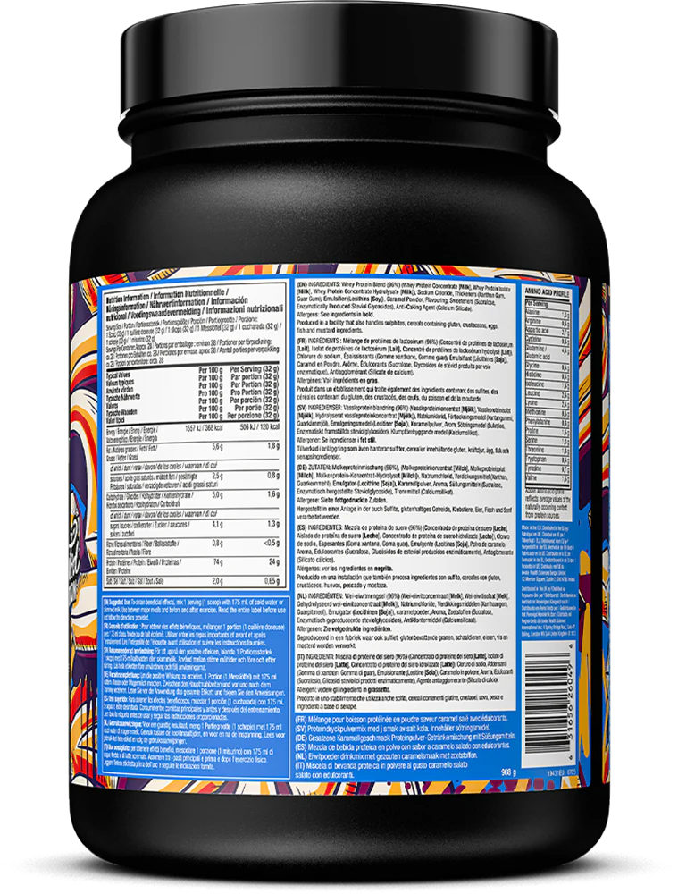 MuscleTech Nitro Tech 100% Whey Gold Caramel salé (908 g) - Image 2