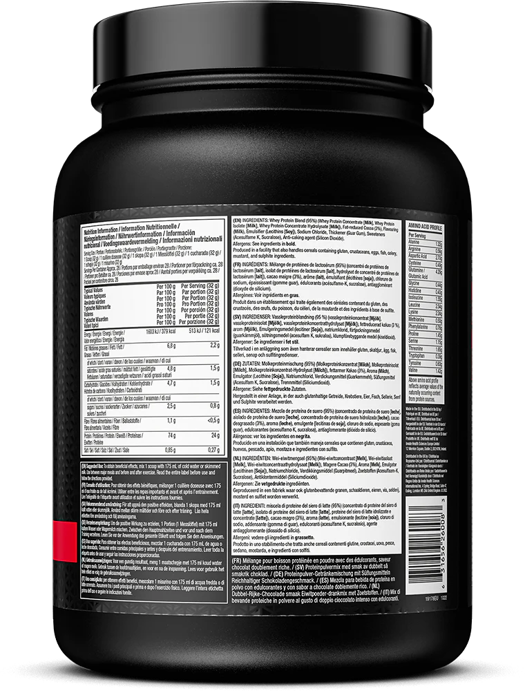 MuscleTech Nitro Tech 100% Whey Gold Double Rich Chocolate (908 g) - Image 2