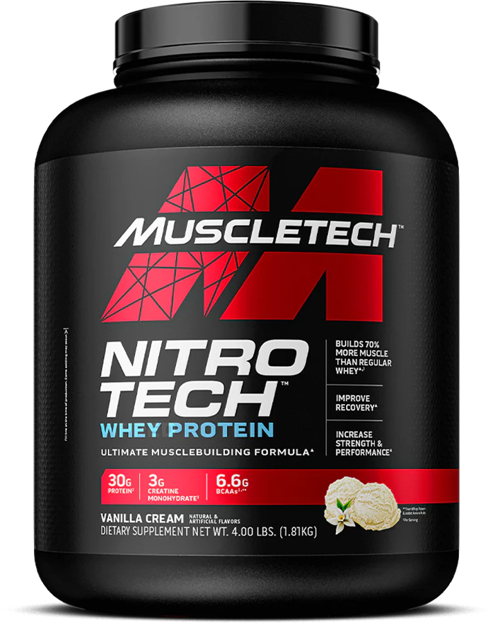 MuscleTech Nitro Tech Whey Protein Vanilla Cream (1800 g)