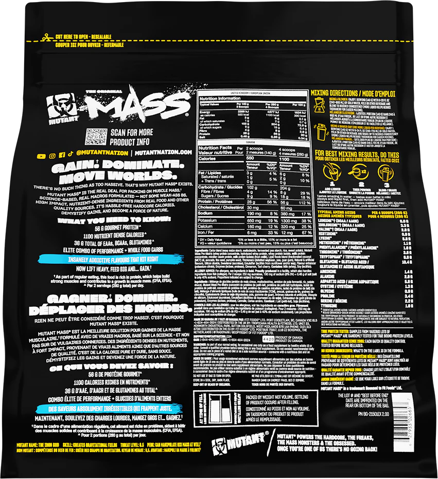 Mutant Mass Crème glacée à la vanille (2270 g) - Image 2