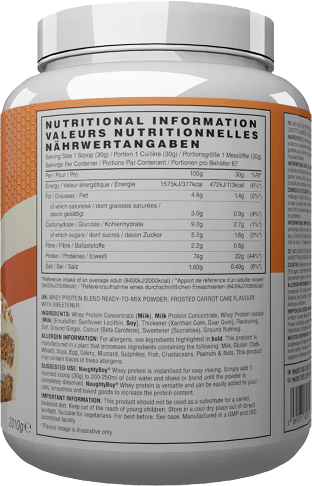 Naughty Boy Advanced Whey Protein - Image 2