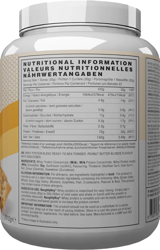 Naughty Boy Advanced Whey Protein - Image 2