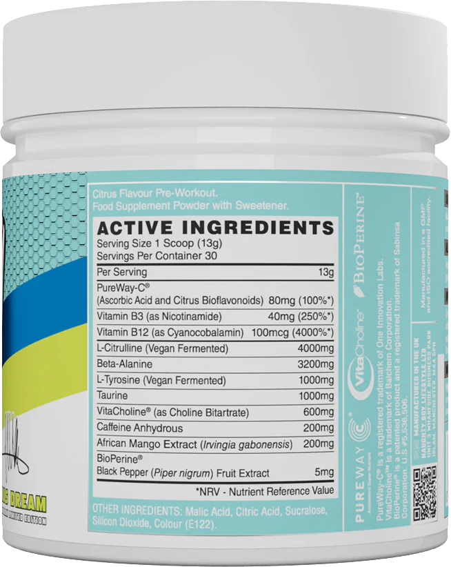 Naughty Boy Energy Pre-Workout Citrus Dream (390 g) - Image 2