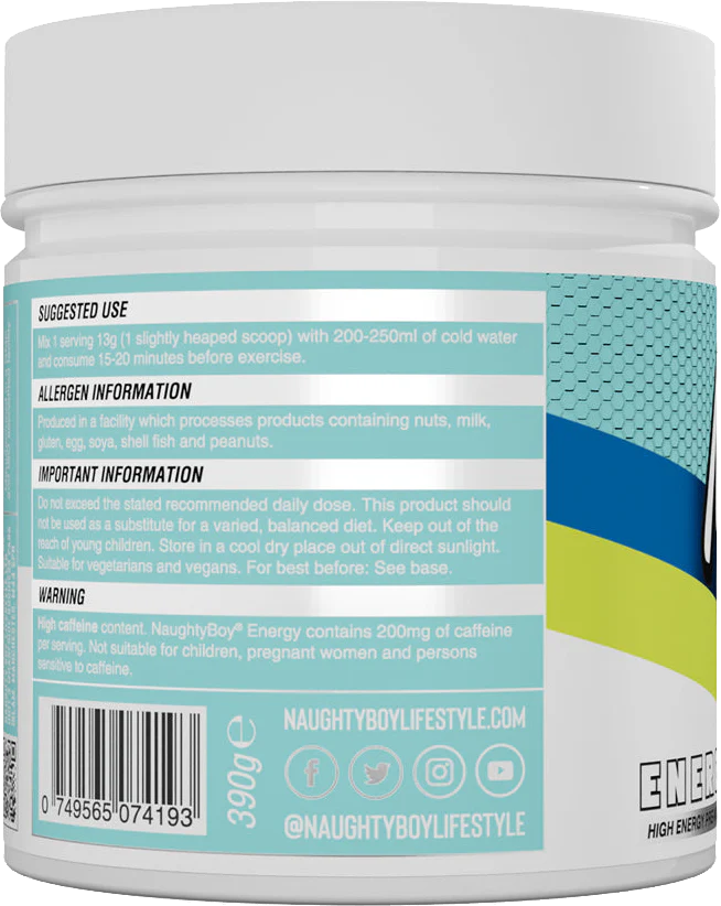 Naughty Boy Energy Pre-Workout Citrus Dream (390 g) - Image 3