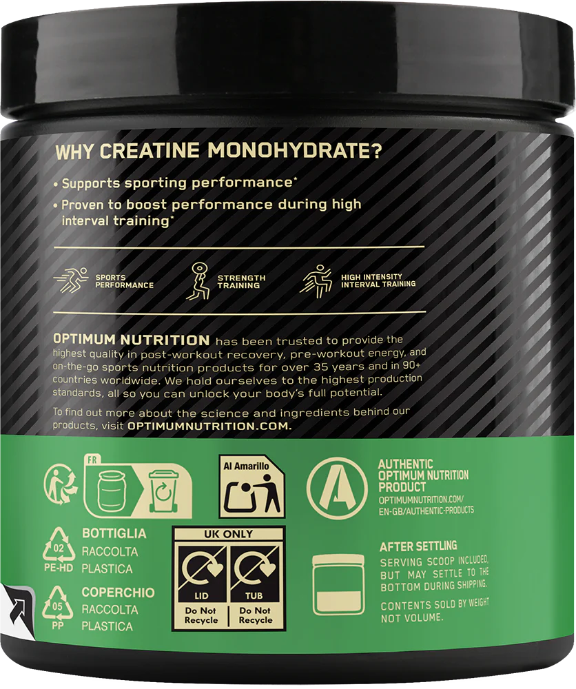 Optimum Nutrition Creatine Powder (187 g) - Image 3