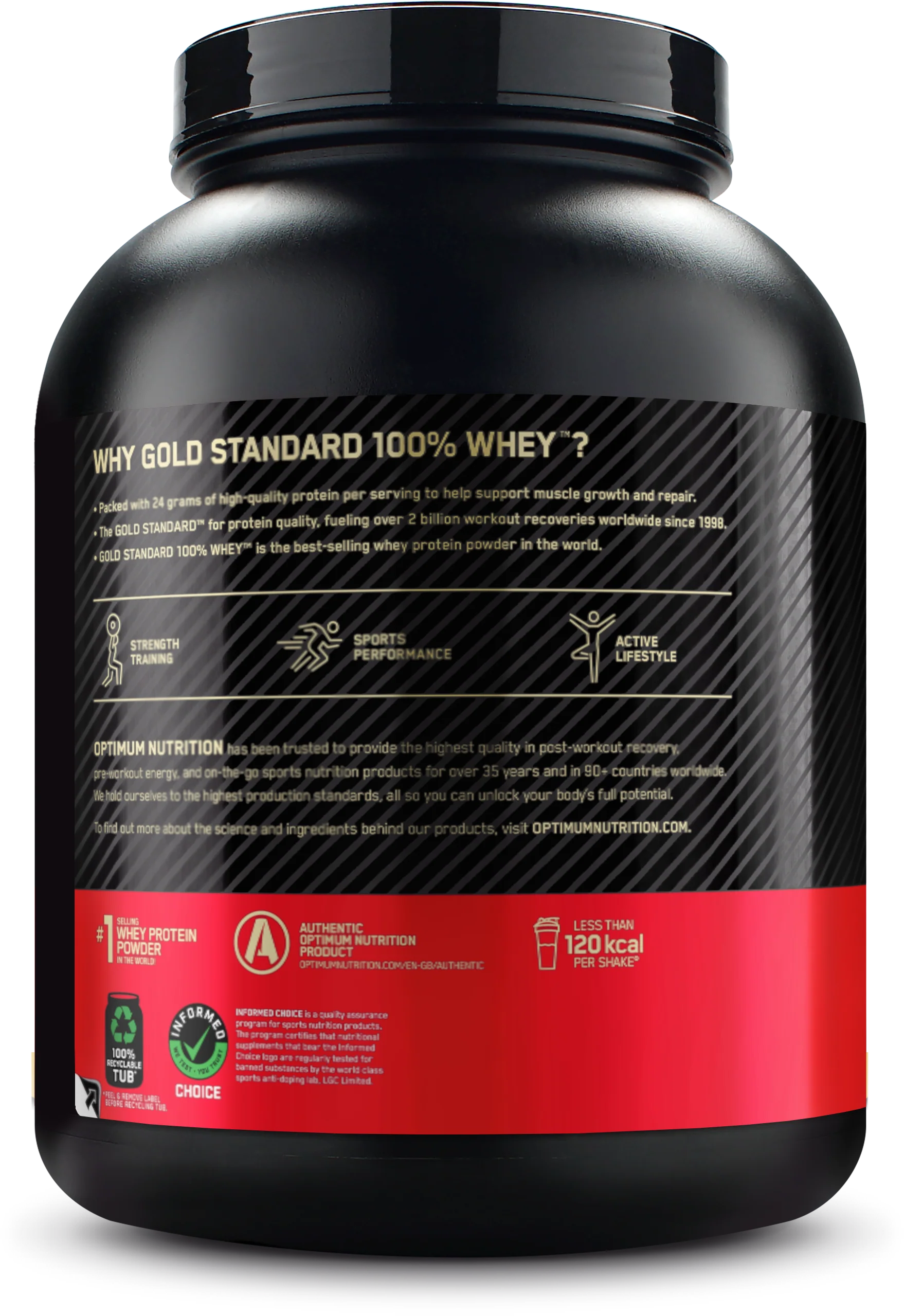 Optimum Nutrition Gold Standard 100% Whey Neutre (2250 g) - Image 2